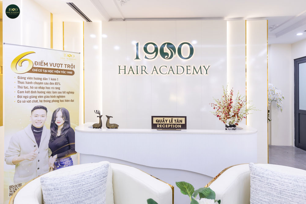 Học viện đào tạo nghề tóc 1900 Hair Academy hàng đầu Hà Nội