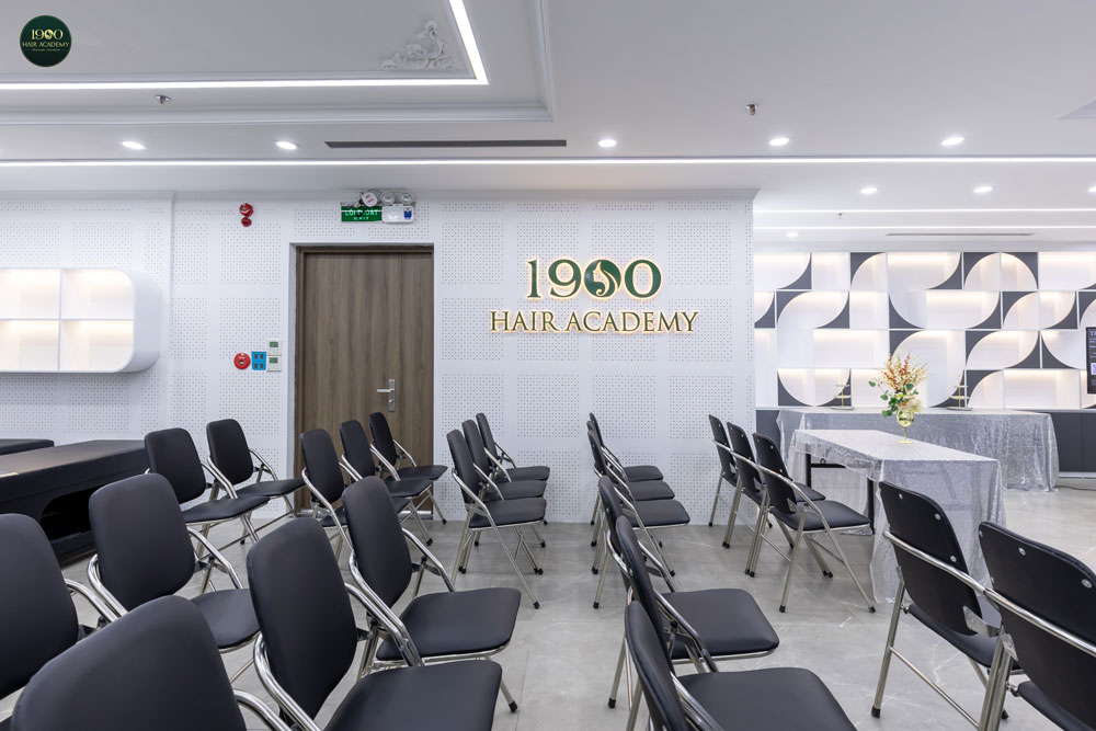 Học viện tóc 1900 Academy có cơ sở vật chất chuẩn quốc tế